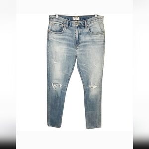 Agolde Blue Skinny Distressed Jeans Size 32!